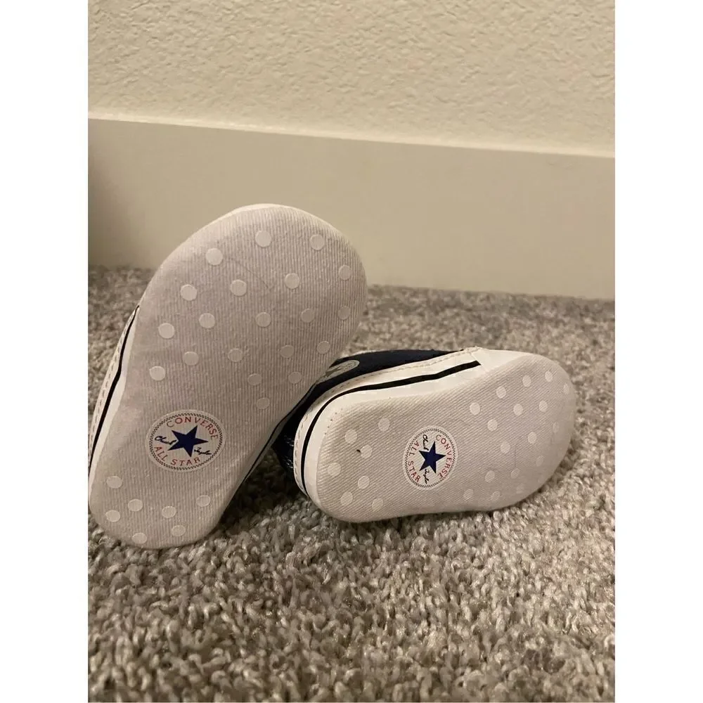 Baby Converse Dark Blue size 2